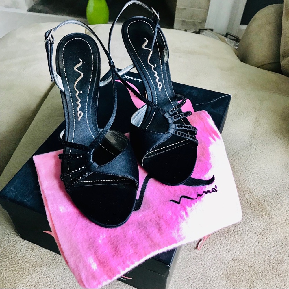Nina Black Heels